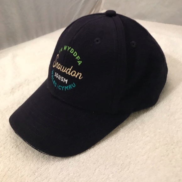 Snowdon Wales Adjustable Black Euro Travel Baseball Cap - Picture 10 of 12